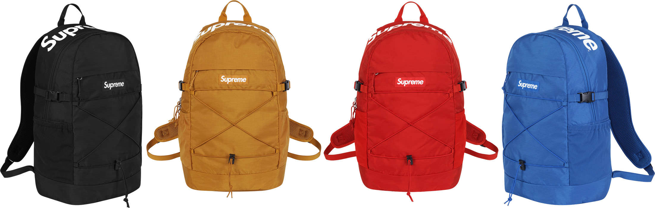 gold supreme backpack