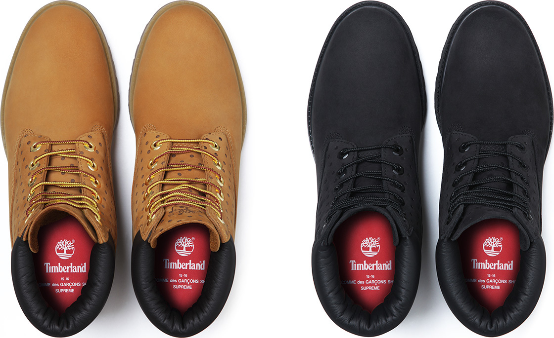 timberland comme des garcons supreme