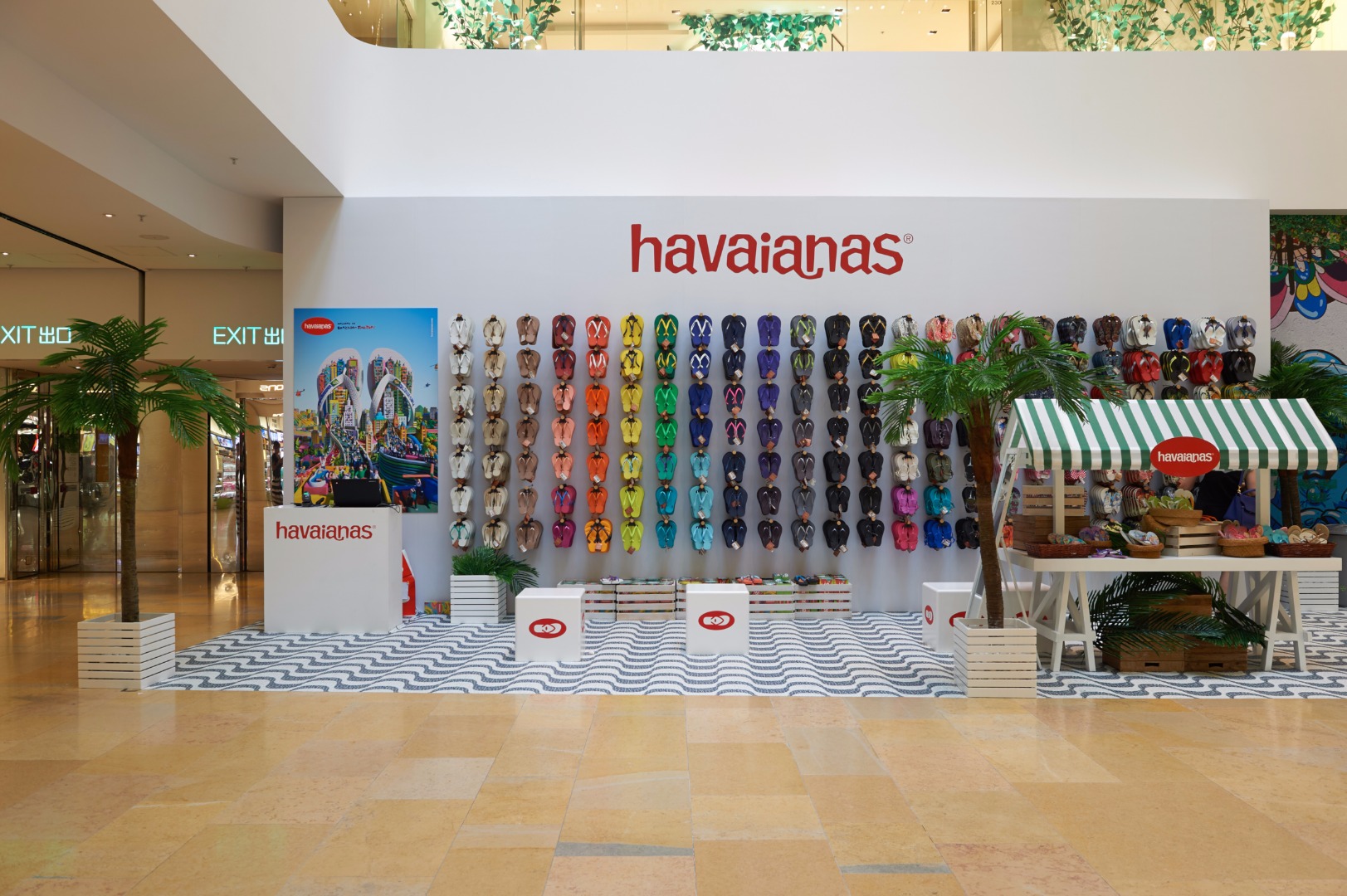 pop up store havaianas