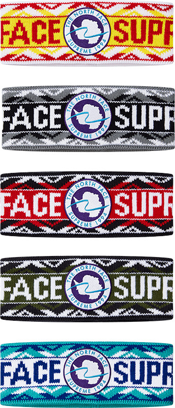 supreme x north face headband