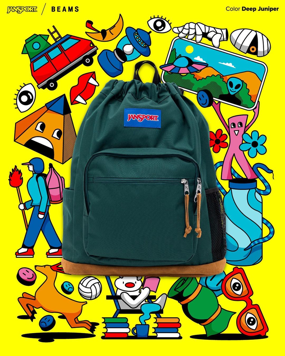 EAST TOUCH - FASHION - BEAMS x JanSport Pack & Go